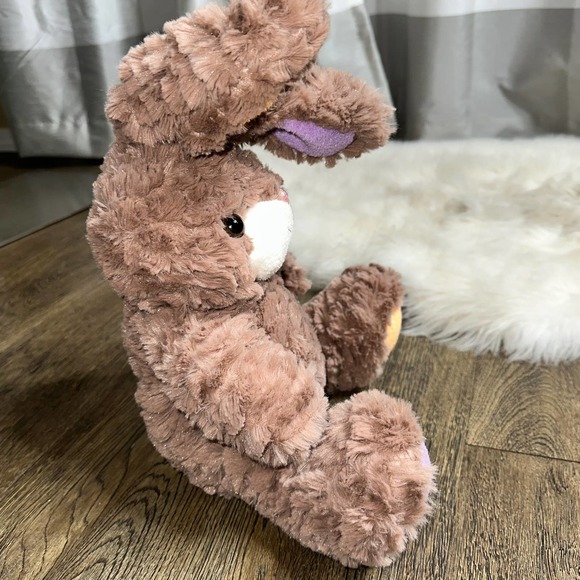 Animal Adventure Soft Brown Flopsy Bunny Rabbit plush 11” EUC - Picture 7 of 8